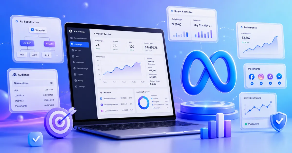 Como configurar a conta Meta da sua empresa para anunciar com segurança em 2026
