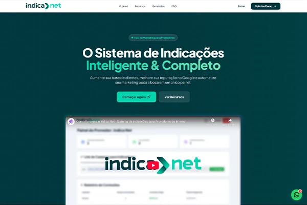 Interface Indica Net